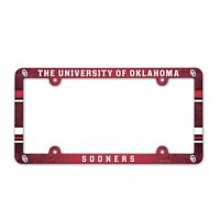Oklahoma Sooners Full Color Plastic License Plate Frame