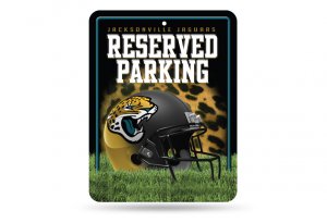 Jacksonville Jaguars Metal Parking Sign