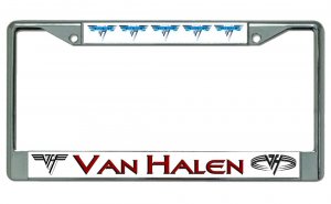 Van Halen Chrome License Plate Frame