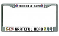 Grateful Dead Alabama Getaway Chrome License Plate Frame