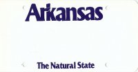 Design It Yourself Arkansas State Look-Alike Bicycle Plate #2