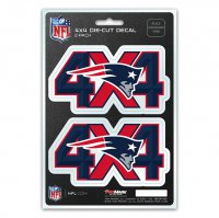 New England Patriots 4x4 Decal Pack