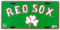 Boston Red Sox Shamrock License Plate