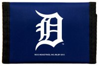 Detroit Tigers Nylon Trifold Wallet