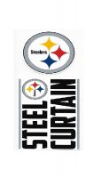 Pittsburgh Steelers Double Up Die Cut Vinyl Stickers