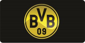 Borussia Dortmund Black Photo License Plate