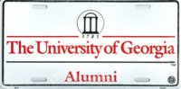 University of Georgia Alumni License Plate