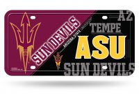 ASU Arizona State Sun Devils Metal License Plate