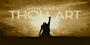 How Great Thou Art Photo License Plate
