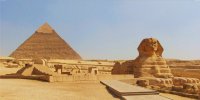 Giza Pyramid And Sphinx Photo License Plate