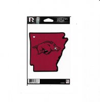 Arkansas Razorbacks Home State Vinyl Sticker