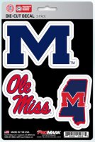 Mississippi Old Miss Rebels Team Decal Set