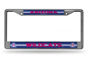 Arizona Wildcats Glitter Chrome License Plate Frame