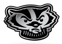 Wisconsin Badgers NCAA Plastic Auto Emblem
