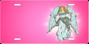 Angel (Pink) License Plate