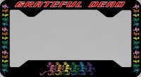 Grateful Dead Thin Style License Plate Frame