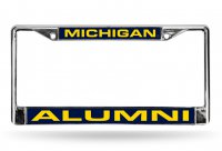 Michigan Wolverines Alumni Laser Chrome License Plate Frame