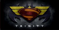 DC Comics Trinity Logos Photo License Plate