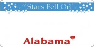 Design It Yourself Alabama State Look-Alike Bicycle Plate #3