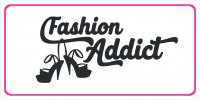 Fashion Addict Photo License Plate