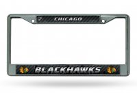 Chicago Blackhawks Chrome License Plate Frame