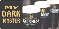 Guinness Dark Master License Plate