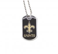 New Orleans Saints Domed Dog Tag