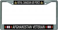 Royal Canadian Air Force Afghanistan Veteran Chrome Frame