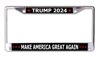 Trump 2024 #2 Chrome License Plate Frame