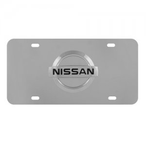 Nissan Stainless Steel License Plate