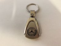 Mercedes Logo Metal Key Chain
