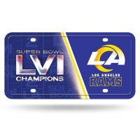 Los Angeles Rams 2022 Super Bowl Champs License Plate