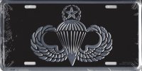 Army Master Paratrooper Wings License Plate