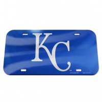 Kansas City Royals Blue Laser License Plate