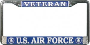 U.S. Air Force Veteran License Plate Frame