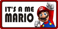 It’s A Me Mario Photo License Plate