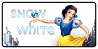 Snow White Photo License Plate