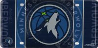 Minnesota Timberwolves Metal License Plate