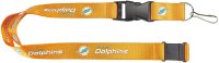 Miami Dolphins Lanyard With Neck Safety Latch