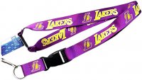 Los Angeles Lakers Lanyard With Neck Safety Latch