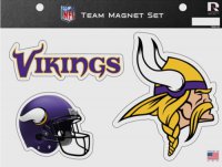 Minnesota Vikings Team Magnet Set