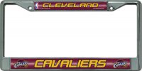 Cleveland Cavaliers Glitter Chrome License Plate Frame