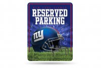 New York Giants Metal Parking Sign