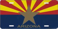 Arizona Big Star (Arizona) License Plate