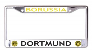 Borussia Dortmund Chrome License Plate Frame