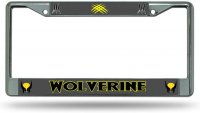 Wolverine Chrome License Plate Frame