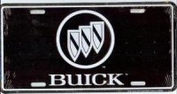 Buick Logo on Black License Plate