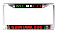 Mexico Quintana Roo Chrome License Plate Frame