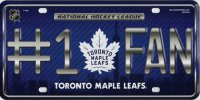 Toronto Maple Leafs #1 Fan License Plate