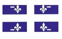 Quebec Flag Photo License Plate